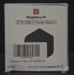 Official 27W Usb Type-c Power Supply For Raspberry Pi 5 *damaged Box* New. Price: $19.99.