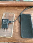 Original Samsung EP-TA50JBE Fast Charger W/ Usb Type Cable & A10E Phone Used. Price: $39.99.