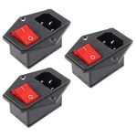 3PCS AC-14-F16A Switch Power Socket 10A Fuse Three In One New. Price: $16.37.