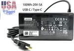 New Genuine Lenovo 100W 20V Usb-c Charger Ac Adapter ADL100YDC3A 5A11D52398. Price: $31.12.
