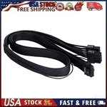 Silverstone PP14-EPS X 8 Pin (psu) 12+4 (gpu) 12VHPWR Pcie GEN5 Cable New. Price: $24.95.