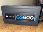 Corsair GS600G Power Supply MODEL:CMPSU-600G Tested Works Well Used. Price: $49.99.
