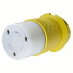 Hubbell HBL26CM13 LCKCON,STRAIGHT;30 A;YELLOW,NYLON,L5-30R 3D089 New. Price: $50.00.
