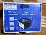 Nib Logisys 550W Atx 20/4-PIN Black Dual Fan Switching Power Supply New Unusued!. Price: $29.99.