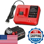 Abeden M18 Battery 5.0AH With Charger, Replacement For Milwaukee 18V Lithium New. Price: $75.96.