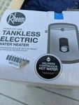 Rheem RTEX-11 208/240VAC, Both Electric Tankless Water Heater, General Purpose, New. Price: $300.00.