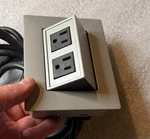 Byrne Glenbeigh Contemporary Silver 2 Power Module Open. Price: $50.00.