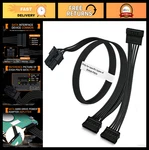 6 Pin To 3X Sata Power Cable For Evga Psus - 20IN (50CM) Not Gq Series New. Price: $25.99.