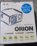 Orion HP485D Watts ATX12V V.2.01 Power Supply Dual Cooling Fans New. Price: $30.00.