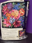 Dimensions Floral Splendor Needlepoint Kit 12 Mesh 14" X Kooler Design Nos New. Price: $40.00.