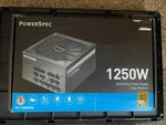 Powerspec 1250W Supply Fully Modular 80 Plus Gold Certified ATX3.0 / Pcie Open. Price: $120.00.