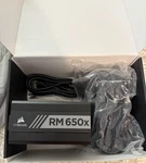 Corsair RM650X 650W Atx Modular Power Supply Psu Black 100-240V 20+4 Pin Open. Price: $50.00.