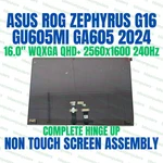 Asus Rog Zephyrus GU605MY-G16.U94090 16" Lcd Screen Complete Assembly New. Price: $577.32.