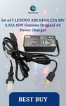Lot Of Lenovo ADLX45DLC2A 20V 2.25A 45W Genuine Original Ac Power Charger Used. Price: $24.00.