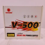 Coolmax V-500 120MM Silent Fan Power Supply 500W 12V Model New In Box. Price: $39.99.
