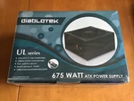 Diablotek Power Supply - 675 Watt Brand New Sealed. Price: $69.99.