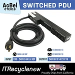 L6-30P Switched Pdu 8-OUTLET (6X C13 2X C19) 1PH 240V 5.76KW Acbel OTE018 24A 1U Used. Price: $89.00.