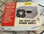 Compusa 300 Watt Atx Power Supply SKU283769 Fccclass & Ul Open Box Not Tested. Price: $35.00.