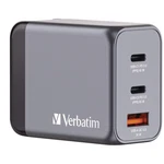 Verbatim 32201 65 3-PORT Gan Wall Charger Black/gray New. Price: $33.04.