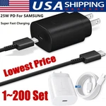 25W Type Usb-c Fast Wall CHARGER+6FT Cable For Samsung Galaxy S20 S21 5G Lot New. Price: $609.49.