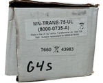 G4S MN-TRANS-75-UL Access Control Unit Power Supply New. Price: $17.10.