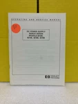 Hp 6212B, 6214B, 6216B, 6218B Bench Dc Power Supply Operating & Service Manual Used. Price: $49.99.