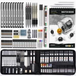 Four Candies 73PCS Art Supplies Advanced, White, Graphite, Charcoal New. Price: $61.38.