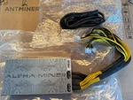Alpha Psu Power Supply/ Bitmain Antminer APW7++12-1800W-A3 -plugcord New. Price: $21.35.