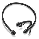 Owltree Braided Atx Psu 8 Pin Male To Dual 6+2 Pcie Gpu Power ... New. Price: $18.56.