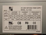 Computer Pc Switching Power Supply Apex Solytech SL-400TF 400W ATX12V 115 230 Used. Price: $32.00.