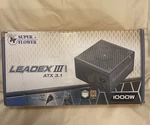 Super Flower Leadex Iii Gold Modular Atx 3.1 1000W Power Supply 80 Plus, Fan Open. Price: $124.95.