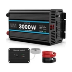 3000W Power Inverter Pure Sine Wave 12V Dc To 110V Ac Car W.... Price: $206.23.