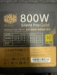 Cooler Master RS-800-80GA-D3 Silent Pro Gold 800W Plus Atx Used. Price: $65.00.