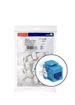 Leviton 61110-BL6 Extreme Category Utp Quickport Jack Blue 25-PACK. New. Price: $105.00.