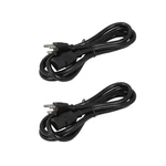 2 Pack 6 Ft Computer Power Cable 18 Awg Foot Cord Psu Supply 3 Prong New. Price: $12.98.