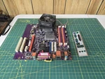 Gateway E-2160D (945GT-GB V 1.1) Motherboard W/ E6420 Cpu, Heatsink, Fan, Io. Used. Price: $40.00.