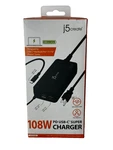 J5CREATE JUP34108 108W Pd Usb-c Charger For Apple Samsung Google Lenovo Macbook New. Price: $22.49.