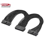 Gelrhonr Psu Power Supply 24-PIN Atx Motherboard Splitter CABLE,24PIN(20+4) For New. Price: $14.46.