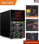 Versatile 30V 10A Dc Bench Power Supply With 18W Usb Interface & Safety Features New. Price: $97.49.