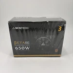 Main Eletronic Capacitors, Sealed Montech Beta 650W, 80 Plus Bronze, Japanese. New. Price: $80.00.