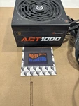 Aresgame AGT1000 Black Cube 1000W 80 Plus Gold Fully Modular Power Supply *read* Used. Price: $35.40.