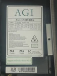 AGI-U580UBBK 550 Watt PS2 Computer Power Supply Hec-tf Fan Sli.tested. SKU214889 Used. Price: $31.13.