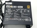 Gamdias Kratos M1-600B 600W 80 Plus Bronze Atx Gaming Power Supply Rgb 98 Used. Price: $38.24.