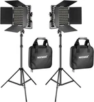 Pack Bi Color 660 Led Video Light Kit: (2) 3200-5600K Cri 96+ Dimmable New. Price: $497.63.