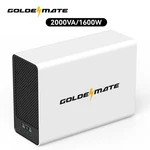 Goldenmate 2000VA 1600W Pure Sine Wave Ups Backup Power Supply LIFEPO4 Battery. Price: $739.99.