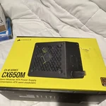 Corsair CX650M Cx-m Series 650W Atx Power Supply Semi-modular 24 Pin Open. Price: $55.00.