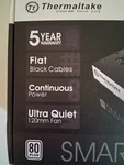 Thermaltake Smart 700W Power Supply 80+ Psu Tested Working W/ Cables (warranty?) Used. Price: $47.95.