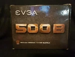 Evga B1, 80+ Bronze 500W Power Supply Used. Price: $75.00.