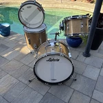 Vintage Ludwig 1960S Club Date 4 Piece Drum Set Champagne Sparkle With Mods Used. Price: $1500.00.