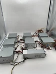 Lot Of 8 Power Supplies, Dell, Orion, Thermal Master (see Description For P/ns) Used. Price: $120.00.